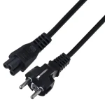 Savio CL-67 čierna / Napájací kábel / H03VV-F / 1,2 m / 250 V / 2,5 A (cl-67)