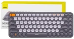 Baseus K01A šedá / Bezdrôtová klávesnica / USB 2.4GHz + BT / 2x AAA (B00955503833-00)