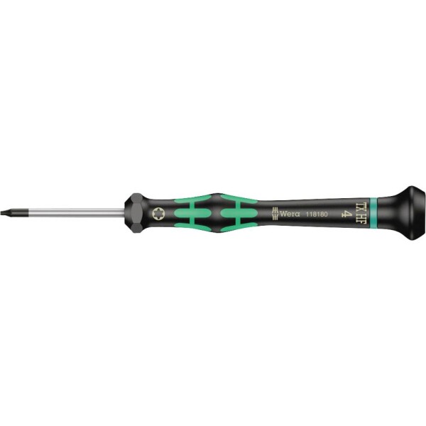 Wera 2067 pre elektroniku a jemnú mechaniku skrutkovač Torx Veľkosť skrutkovača T 4 Dĺžka drieku: 40 mm; 05118180001