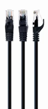 Gembird PP6U-1.5M CAT6 UPT 1.5m čierna / Patch kábel / 8P8C (PP6U-1.5M/BK)