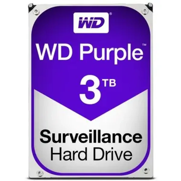 WD Purple 3TB / HDD / 3.5" SATA III / 5 400 rpm / 64MB cache / 3y (WD30PURZ)