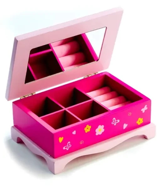 TEDDIES Šperkovnica Princess so zrkadlom