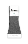 Netlačící ponožky Steven art.018 grafitová melanž 43-46