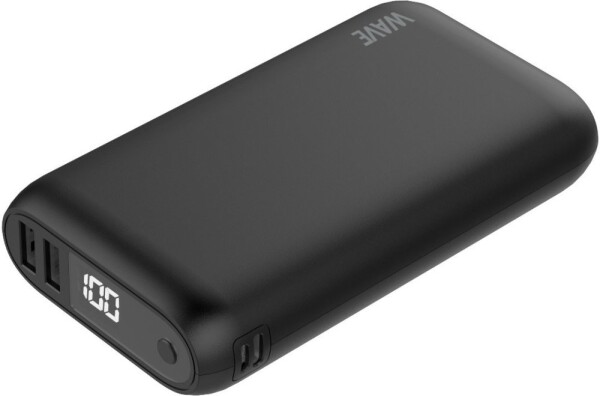 Import Wave Extrapower power bank, 20,000 mAh, black