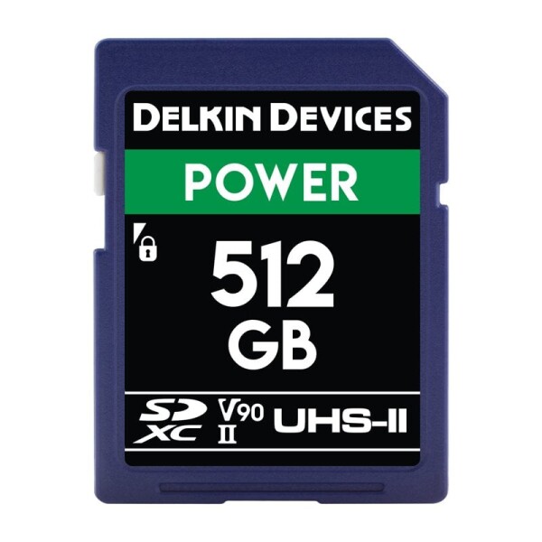 Lexar Delkin SDXC Power 2000X UHS-II U3 R300/W250 (V90) 512GB