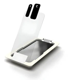 ESTUFF Apple iPhone 17e/16e/14/13 / Ochranné sklo / Temperované sklo / Plne nalepovacie (ES560155)