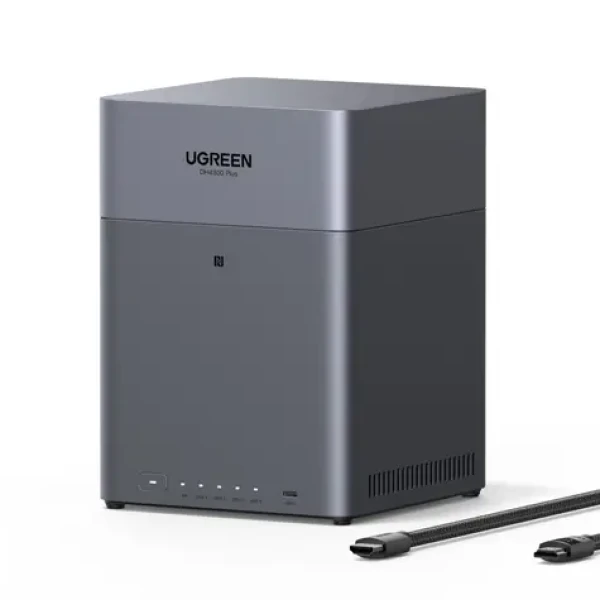 Ugreen NASync DH4300plus / 8 GB / 4 sloty / Ethernet / HDMI / USB-C / 2x USB-A (85660)