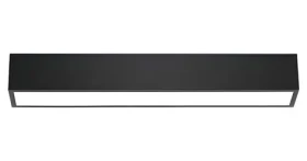 Immax NEO LITE LUNGO SMART čierna / Stropné svietidlo / 58 cm / 20 W / 1520 lm / BEACON / Wi-Fi / TUYA (07254L)