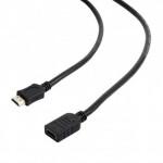 Gembird CC-HDMI4X-10 Standard kábel HDMI-M - HDMI-F 3m čierna / tienený / pozlátené kontakty (CC-HDMI4X-10)