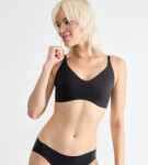 Dámska podprsenka ZERO z mikrovlákna 2.0 Bralette - BLACK - čierna 0004 - SLOGGI BLACK XS