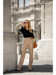 Svetlohnedé nohavice Bootcut S371 - Stylove M