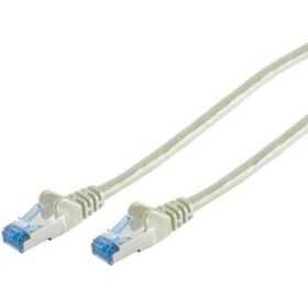 OEM Patch kábel CAT6a RJ45 S/FTP 0.25m šedá (4017538063823)