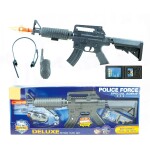 Sparkys POLÍCIA - Samopal s vysielačkou set 4 ks