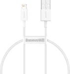 Baseus CALYS-02 Kábel USB-A (M) - Lightning (M) 0.25 m biela (CALYS-02)