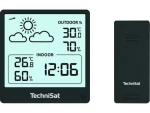 TechniSat iMETEO 200 čierna / Meteostanica / LCD displej / teplota / vlhkosť / 4X AA (MET02D)