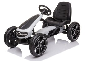 Mamido Detská šliapací motokára Mercedes XMX610 biela