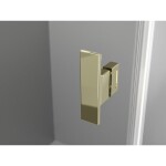 MEXEN/S - Mist-H sprchové dvere krídlové pravé 95, transparent, zlatá 8A5-095-000-50-00-P