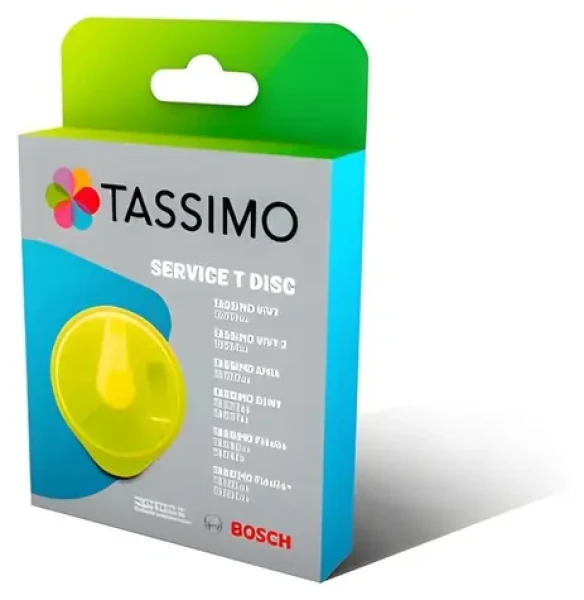 BOSCH T-Disc servisný žltý / Servisný disk pre kávovary Tassimo / čistenie (17001490)
