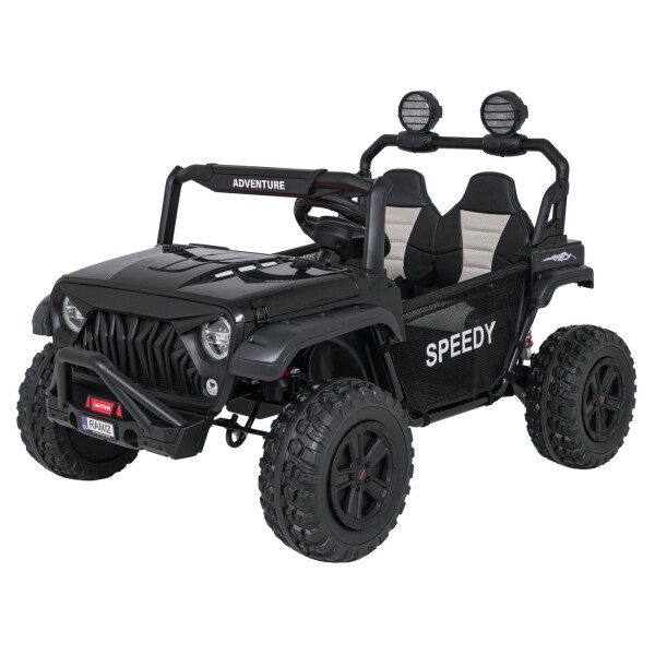 Mamido Detské elektrické autíčko PASSION 4x200W 24V čierne