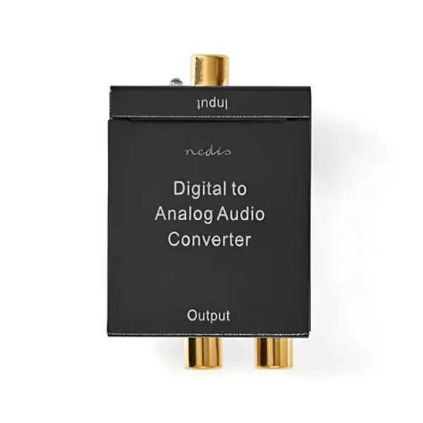 Nedis ACON2510BK / Audio prevodník / TosLink / RCA / 3,5mm (ACON2510BK)