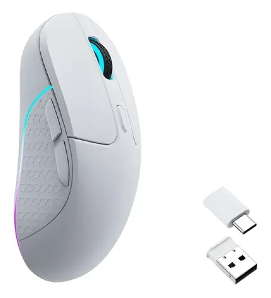 Keychron M3 Wireless biela / Herná bezdrôtová myš / optická / 26 000 DPI (M3-A3)