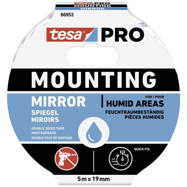 Tesa Mounting PRO Spiegel 66952-00001-00 montážna páska biela (d x š) 5 m x 19 mm 1 ks; 66952-00001-00