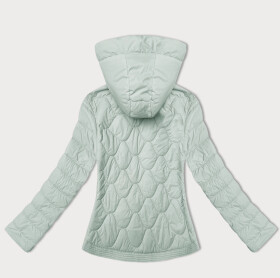 Dámska krátka prešívaná bunda v mätovej farbe J Style (16M9239-156) odstíny zelené L (40)