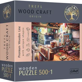 Trefl Wood Craft Origin - Puzzle - Poklady v podkroví