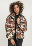 Dámska bunda Boyfriend Camo Puffer Jacket rustycamo