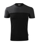 Colormix Tričko unisex ebony gray 4XL