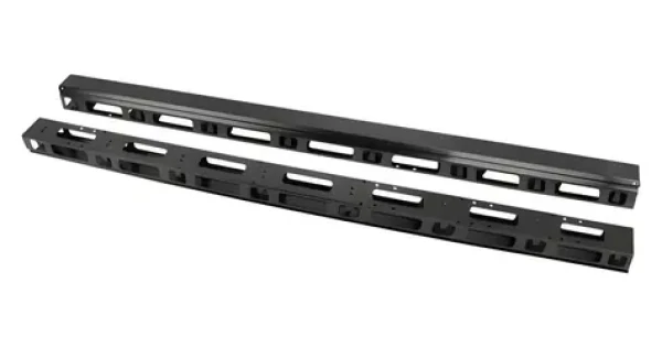Lanberg Vertikálny organizér káblov 37U čierny / Organizér káblov / 19" rack / 2 ks / šírka 800 mm (AK-1209-B)