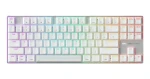 Cherry XTRFY MX 8.2 Pre TMR bielo-strieborná / Herná klávesnica / TKL / magnetické spínače / US Int. layout / bezdrôtová (G8E-3885HACAUS-0)