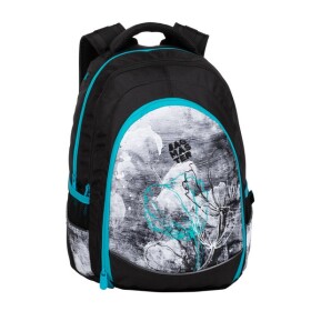 Študentský batoh Bagmaster Digital 20 B Turquoise/gray/black