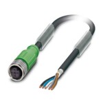 Sensor/Actuator cable SAC-5P- 5,0-PUR/M12FS SH 1682951 Phoenix Contact; 1682951