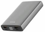 Swissten 22013915 10000 mAh čierna / Power Bank / 12V / 3A / USB-C USB micro-USB (22013915)