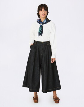 SKFK Saioa-GOTS Trouser 0D2 Black Denim 42