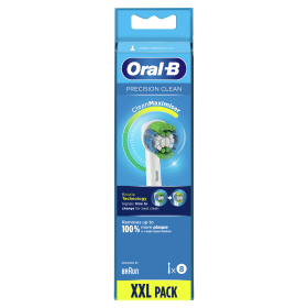 Oral-B EB20 Precision Clean biela (8 ks) / náhradné hlavice / pre všetky kefky Oral-B okrem modelov Pulsonic amp; iO (EB20-8)