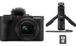 Canon PowerShot V1 VLOGGING Kit / Kompaktný fotoaparát / 3,1x zoom / CMOS / 4K video / Dotykový LCD 3" / Wi-Fi (6390C004)