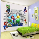 Veselá Stena Samolepka Hra Super Mario