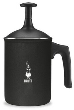 Bialetti Tutto Crema ručný napeňovač mlieka čierna / 166 ml (00AGR394)