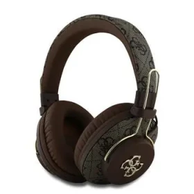 Guess PU 4G Metal Logo ENC Bezdrôtové Slúchadlá Brown (57983124140)
