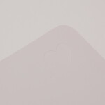 Eulenschnitt Podložka na pracovní stůl Heart Taupe 80 x 40 cm