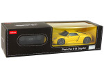 Mamido Elektrické autíčko R/C Porsche 918 1:24 Rastar v žltej farbe