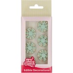 Cukrová dekorácia snehové vločky 12 ks - CakeSupplies - FunCakes - FunCakes