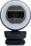 Terra TERRA Webcam Halo mit LED-Lichtkranz (C1868pro) und Privatschieber Full-HD, Auto Focus, Stereo Mic, Privacy Slider