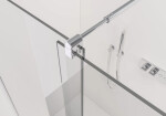 CERANO - Sprchová zástena Walk-in Medin Ľ/P - 8 mm - chróm, transparentné sklo - 120x195 - dvojdielna posuvná CER-477988
