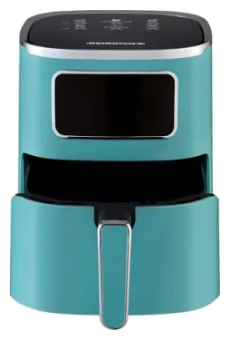 Heinrichs HFR 8216 zelená / Teplovzdušná fritéza / 1450 W / 5 l / 6 programov / 80-200 °C (HFR 8216 ZIELONA)