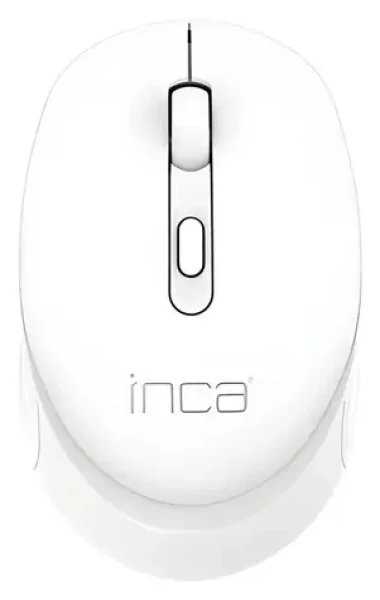 INCA IWM-243RB biela / Bezdrôtová myš / Silent / 1600 DPI / 4 tlačidlá / 2.4 GHz / USB-A (IWM-243RB)