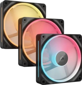 Corsair iCUE Link LX120- R RGB 3ks čierna / 120mm / Reverse / Hydraulic bearing / 400-2400 RPM / 37.7 dB (CO-9051050-WW)