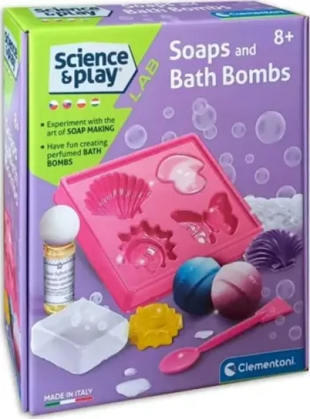 Clementoni SciencePlay Lab: Kúpeľňové a mydlové bomby